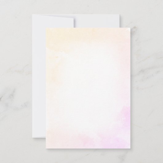 Elephant Baby shower Hartelijk dank Bedankkaart (Achterkant)