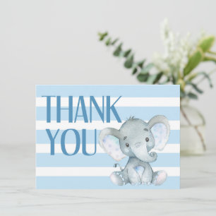 Elephant Baby shower Hartelijk dank Bedankkaart
