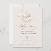 Elephant Baby shower Invitation (Voorkant)