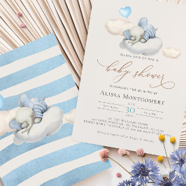 Elephant Baby shower Invitation