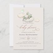 Elephant Baby shower Invitation (Voorkant)