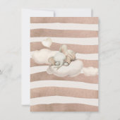 Elephant Baby shower Invitation (Achterkant)