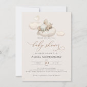 Elephant Baby shower Invitation (Voorkant)