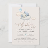 Elephant Baby shower Invitation (Voorkant)