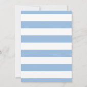 Elephant Baby shower Invitation Boy Baby shower Kaart (Achterkant)