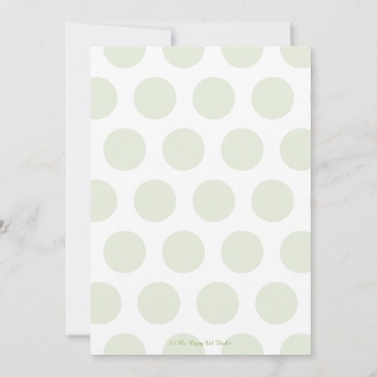 Elephant Baby shower Invitation Gender Neutral Kaart (Achterkant)