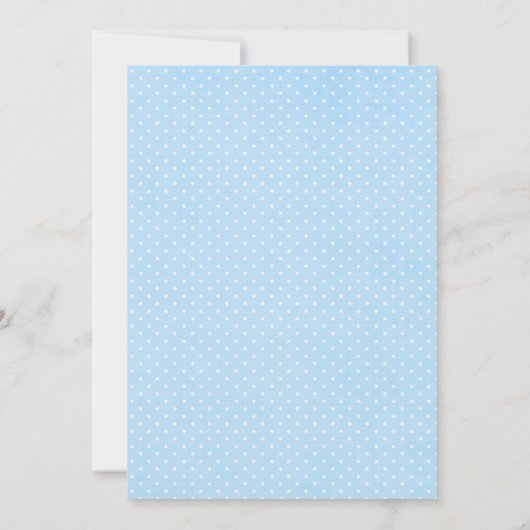 Elephant Baby shower Invitation Kaart (Achterkant)