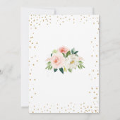 Elephant Baby shower Invitation Kaart (Achterkant)