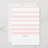 Elephant Baby shower Invitation Kaart (Achterkant)