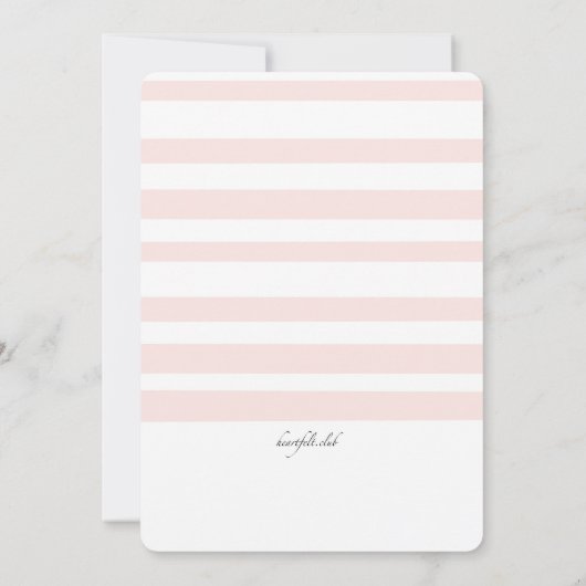 Elephant Baby shower Invitation Kaart (Achterkant)