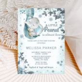 Elephant Baby shower Invitation Kaart