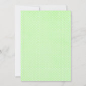 Elephant Baby shower Invitation Kaart (Achterkant)