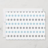 Elephant Baby Shower Invitations for a Boy Kaart (Achterkant)