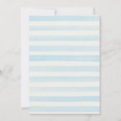 Elephant Baby Shower Invitations for a Boy Kaart (Achterkant)