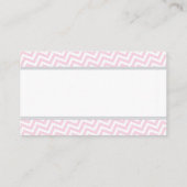 Elephant Baby shower Luier Raffle Ticket Roze Informatiekaartje (Achterkant)