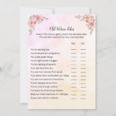 Elephant Baby shower Old Wives Tales Kaart (Voorkant)