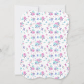 Elephant Baby shower Parade Kaart (Achterkant)