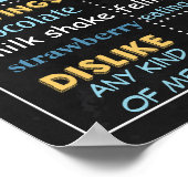 Elephant Baby shower Party chalkboard Boy Poster (Hoek)