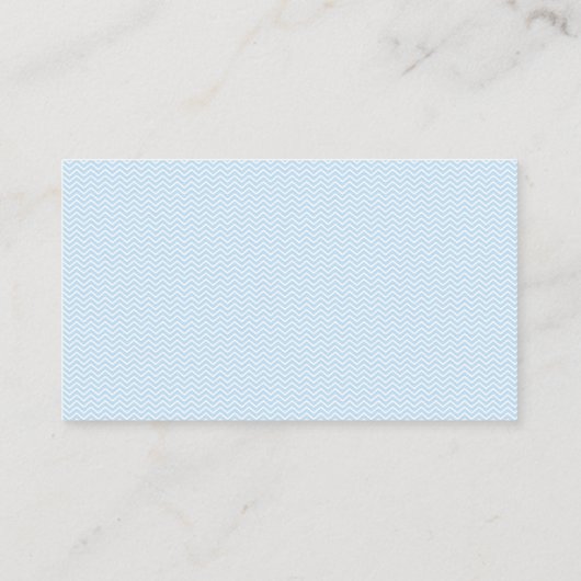 Elephant Baby shower Registry Inserts in Blauw Informatiekaartje (Achterkant)