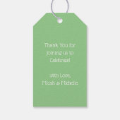 Elephant Baby shower Safari Cadeaulabel (Achterkant)