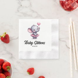 Elephant Baby shower Servet
