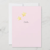 Elephant Baby shower Spaans Uitnodiging (Achterkant)