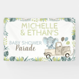 Elephant Baby shower Spandoek
