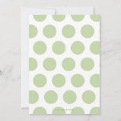 Elephant Baby shower Uitnodiging Genderonderzoek (Achterkant)