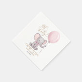 Elephant-Baby shower voor Ecute  Servet (Hoek)