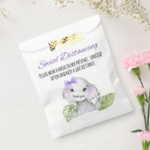 Elephant-baby shower voor tassen bedankzakje (Gezegeld)