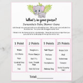 Elephant Baby shower wat in uw paardenspel (Voorkant)