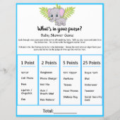 Elephant Baby shower wat in uw paardenspel (Voorkant)