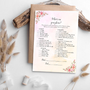 Elephant Baby shower Wat is er op je telefoonspel? Kaart