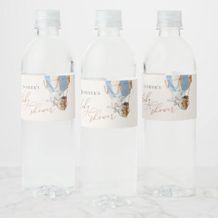 Elephant Baby shower Water Fles Etiket