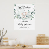 Elephant Baby shower Welcome Sign Poster (Keuken)