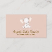 Elephant Baby Visitekaartje (Voorkant)