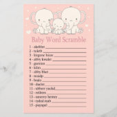 Elephant Baby word scramble game (Voorkant)