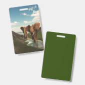 Elephant Badge (Voor- en achterkant)