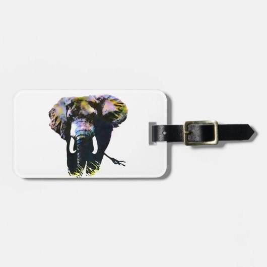 Elephant Bagagelabel (Voorkant horizontaal)