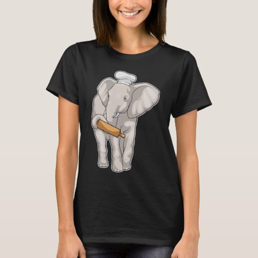 Elephant Baker Rolpin T-shirt (Voorkant)