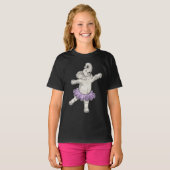 Elephant Ballerina Ballet Dans T-shirt (Voorkant volledig)