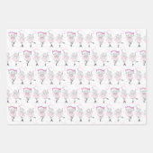 Elephant Ballerina Dance Birthday Inpakpapier Vel (Voorkant 3)