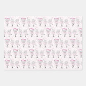 Elephant Ballerina Dance Birthday Inpakpapier Vel (Voorkant 2)