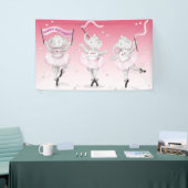 Elephant Ballerina Dance Birthday Spandoek (Beurs)