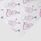 Elephant Ballerina Dance Birthday Tissuepapier (Detail)