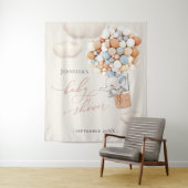 Elephant ballon Clouds Wandkleed (In situ)