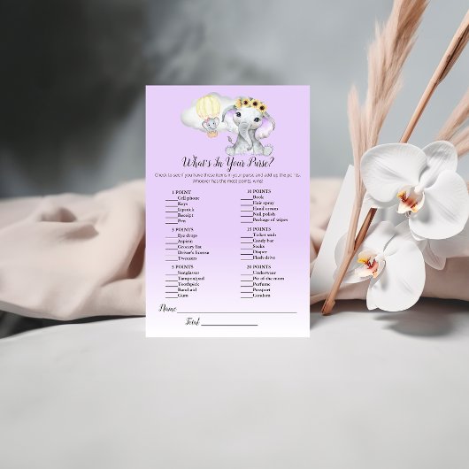 Elephant-ballon in uw Paarse paars-Baby