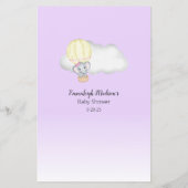 Elephant ballon op je telefoon Paarse Baby game (Achterkant)