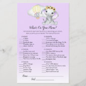 Elephant ballon op je telefoon Paarse Baby game (Voorkant)