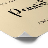 Elephant-ballon - raden hoeveel pinda's er zijn poster (Hoek)